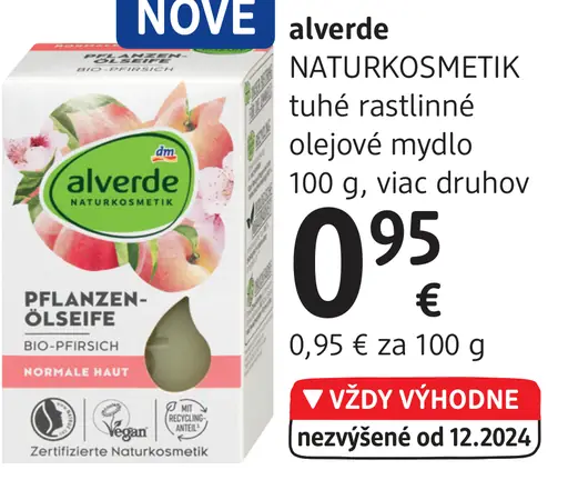 tuhé rastlinné olejové mydlo