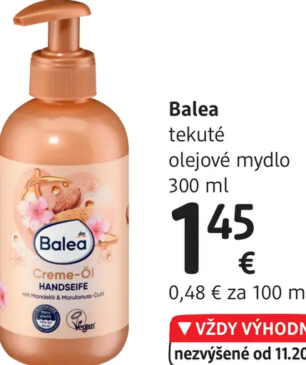 Balea tekuté olejové mydlo