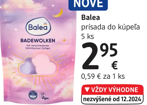 Balea prísada do kúpeľa