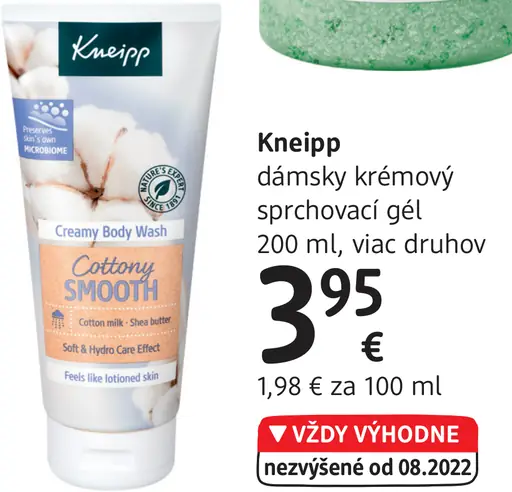 Dámsky krémový sprchovací gél