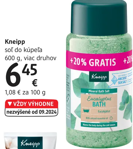 Kneipp soľ do kúpeľa