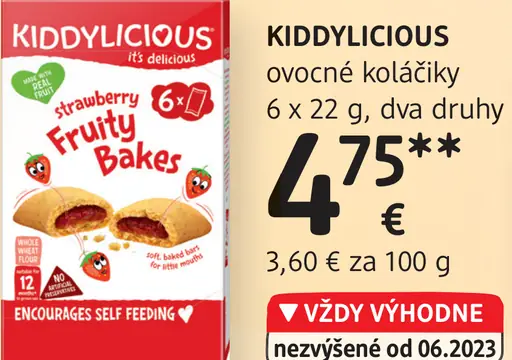 KIDDYLICIOUS ovocné koláčiky