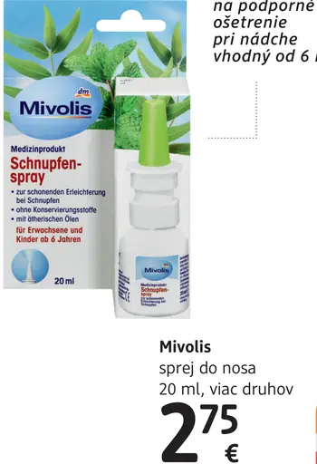 Mivolis Medizinal Schnupfen-spray