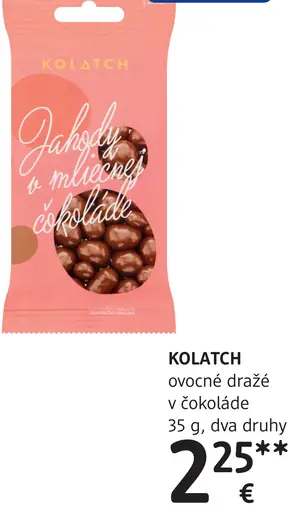 KOLATCH ovocné dražé v čokoláde