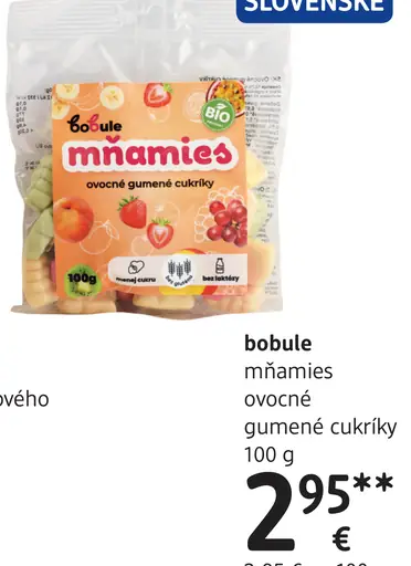 Mmiamies ovocné gumené cukríky