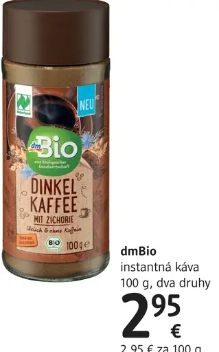 dmBio instantná káva