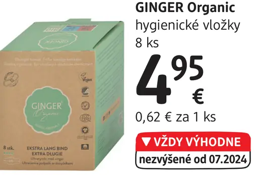 Ginger hygienické vložky