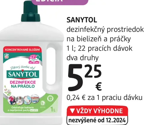 SANYTOL dezinfekčný prostriedok