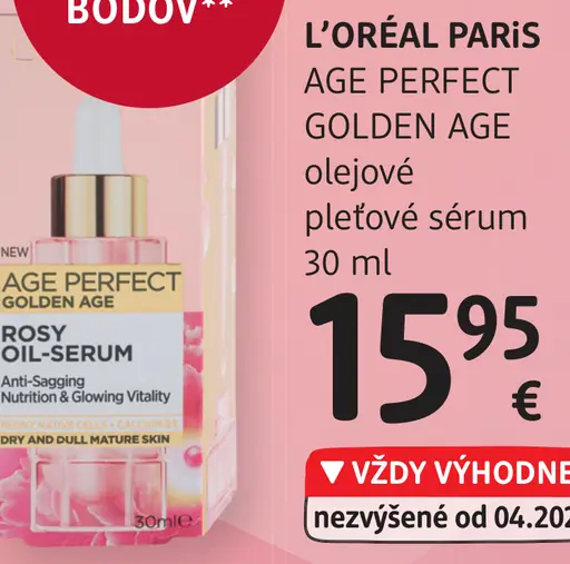 L'Oréal Paris Age Perfect Golden Age olejové pleťové sérum