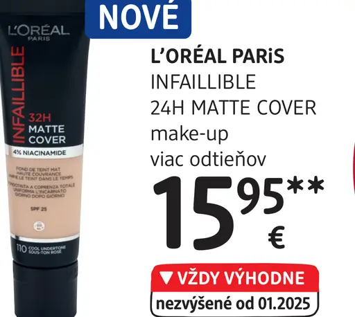 L’ORÉAL PARiS INFAILLIBLE 24H MATTE COVER