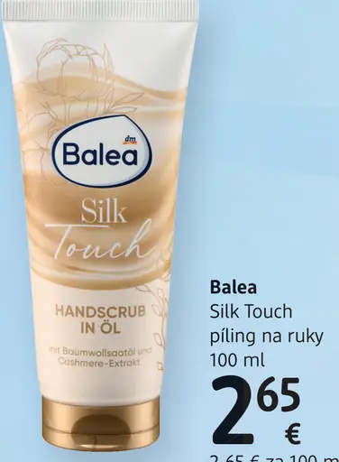 Balea Silk Touch píling na ruky