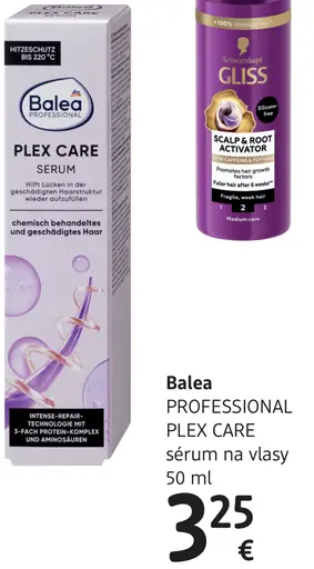 Balea PROFESSIONAL PLEX CARE sérum na vlasy