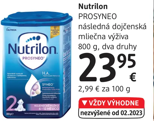 Nutrilon PROSYNEO následná dojčenská mliečna výživa