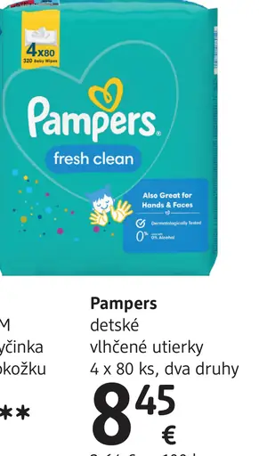 Pampers detské vlhčené utierky