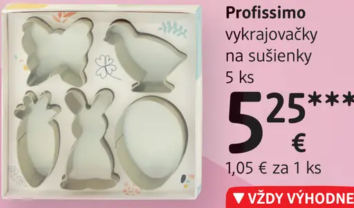 Profissimo vykrajovačky na sušienky