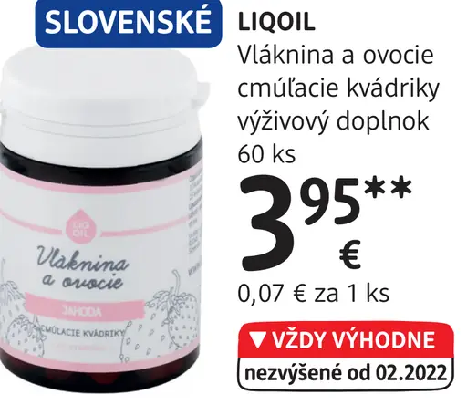 Liquoi Vláknina a ovocie