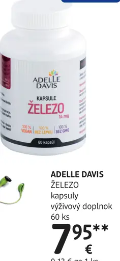 Adelle Davis Železo kapsuly