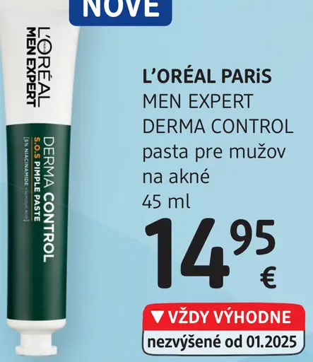 L'Oréal Paris Men Expert Derma Control pasta