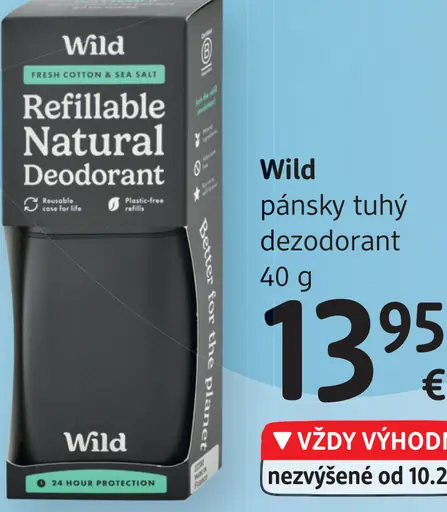 Wild pánsky tuhý dezodorant