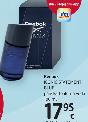 Reebok Iconic Statement Blue pánska toaletná voda