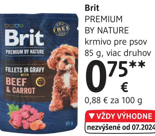 Brit PREMIUM BY NATURE krmivo pre psov