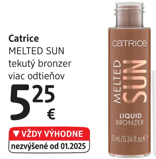 Catrice MELTED SUN tekutý bronzer