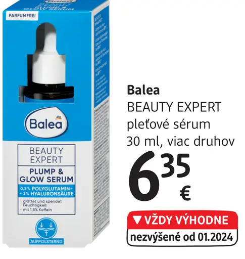 Balea Beauty Expert pleťové sérum