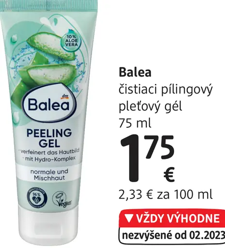 Balea čistiaci pílingový gél