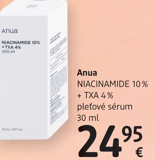 Anua Niacinamide 10% + TXA 4% pleťové sérum