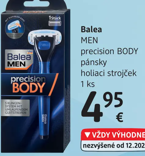 Balea Men Precision Body pánsky holiaci strojček