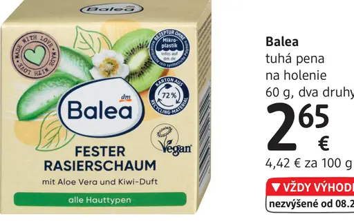 Balea tuhá pena na holenie