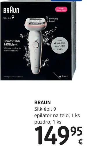 Braun Silk-épil 9 epilátor na telo