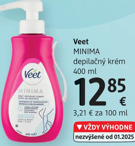 Veet Minima depilačný krém