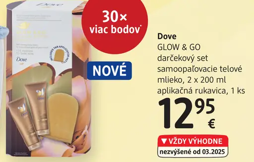 Dove GLOW & GO darčekový set
