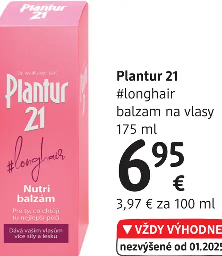 Plantur 21 #longhair balzam na vlasy