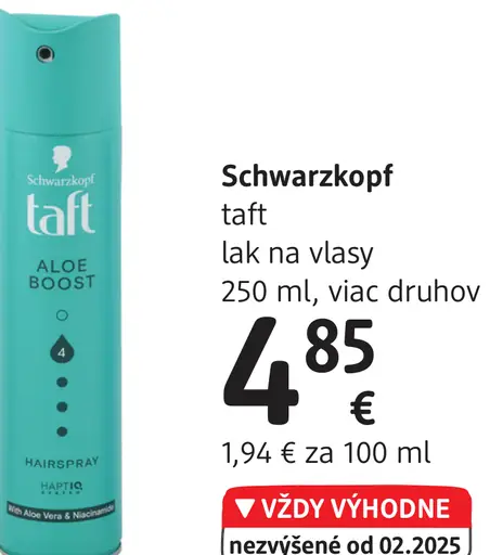 Schwarzkopf Taft lak na vlasy