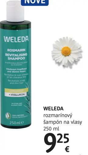 Weleda rozmarínový šampón na vlasy