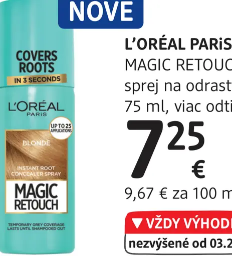 L'Oréal Paris Magic Retouch, SVETLOHNEDÁ