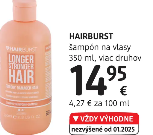 Hairburst šampón na vlasy