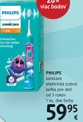 PHILIPS sonicare elektrická zubná kefka pre deti