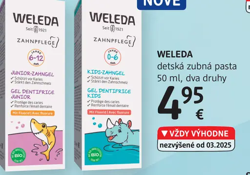 WELEDA detská zubná pasta