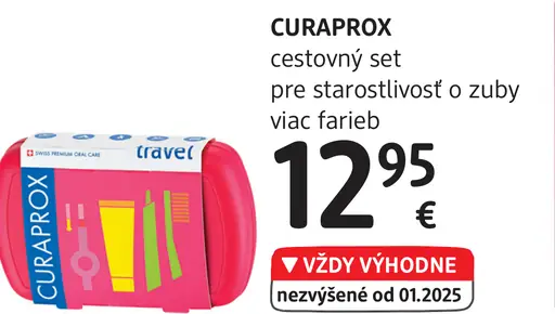 Curaprox cestovný set pre starostlivosť o zuby