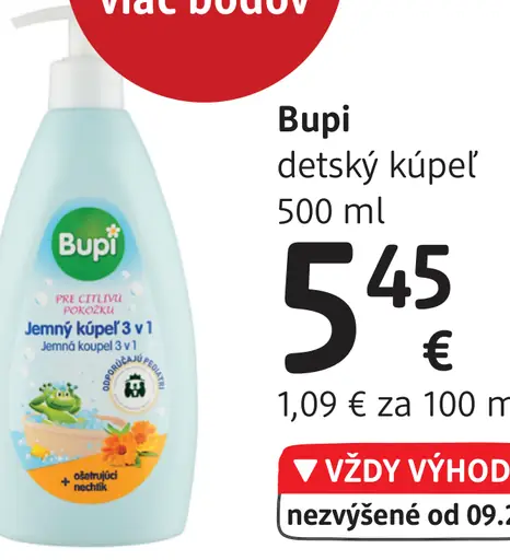 Bupi detský kúpeľ