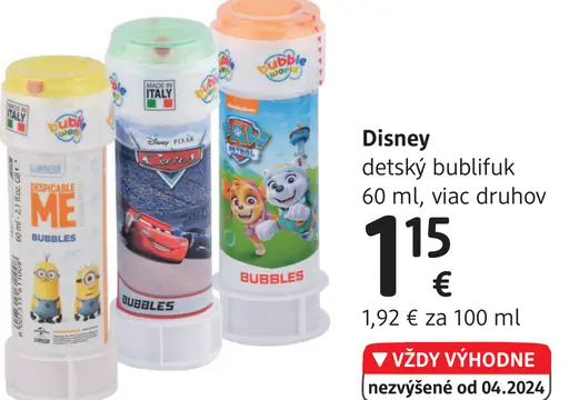 Disney detský bublifuk