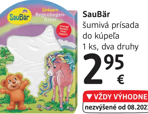 SauBär šumivá prísada do kúpeľa