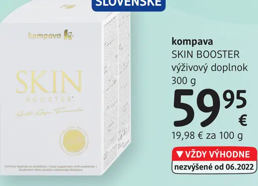 Kompava Skin Booster výživový doplnok