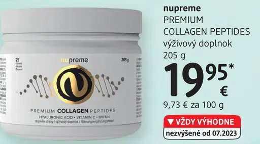 Nupreme Premium Collagen Peptides výživový doplnok