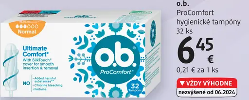 O.b. ProComfort hygienické tampóny