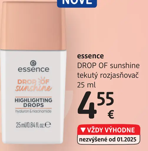 Essence DROP OF sunshine tekutý rozjasňovač