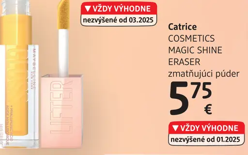 Catrice COSMETICS MAGIC SHINE ERASER zmatujúci púder